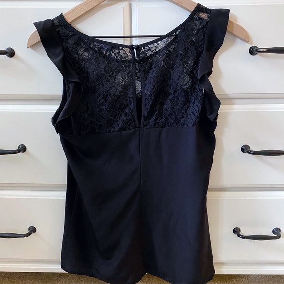 Express Black Lace Tank XS - Picture 2 of 3